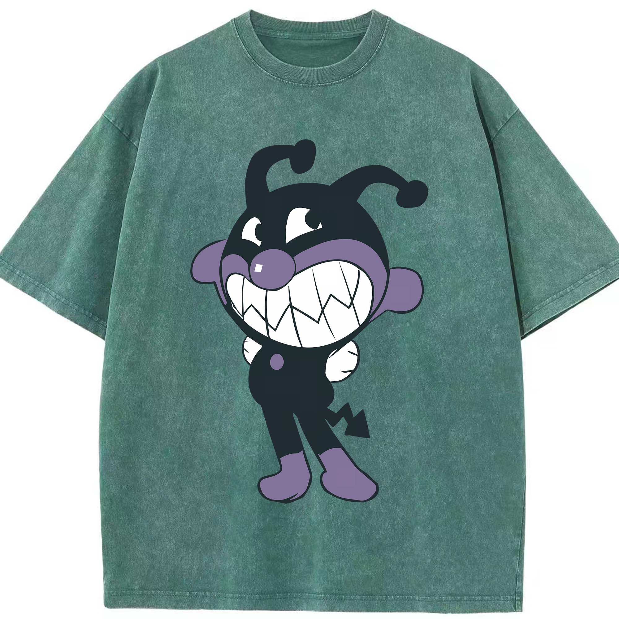 （画像用） アンパンマン Anpanman 綿100% ヴィンテージ風 半袖Tシャツ（フロントプリント）